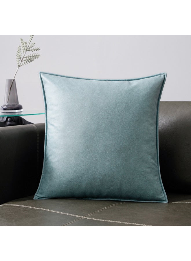 Technology Cloth Pillow Case Light Luxury Simple Bedside Soft Bag Cushion Office Pillow Backrest Cover Sofa Pillow