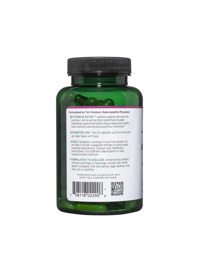 Vitanica , Butterbur Extra, Brain Chemistry and Vessel Support, Vegan, 120 Capsules  - Image 3