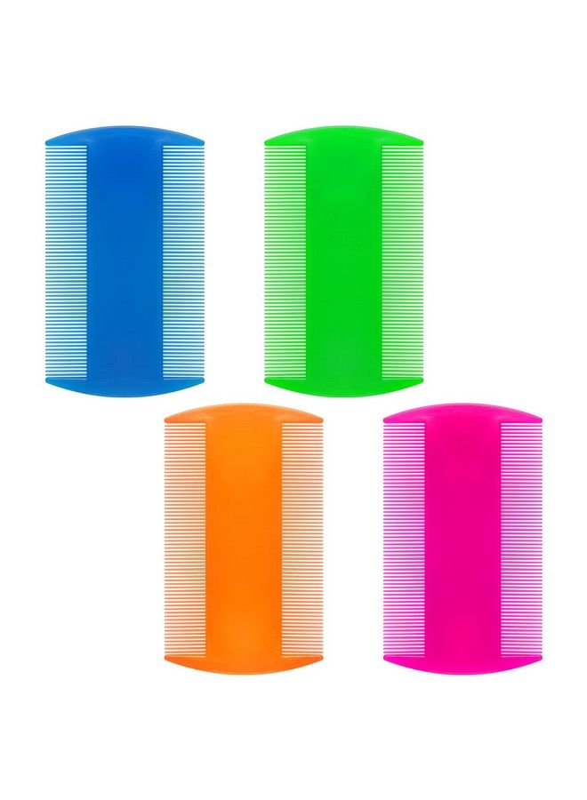 YEEPSYS Hair Comb Double Sided Fine Tooth Combs Fine Tooth Hair Combs For Kids Adults Or Pet Long Short Fine Thick Hair(4 Pack) - Image 1