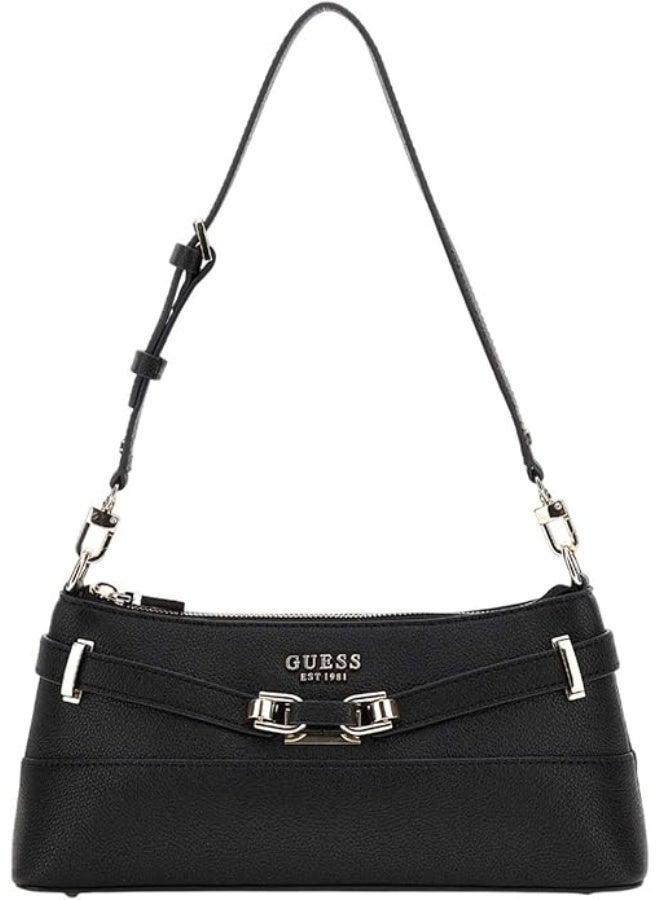 جس حقيبة كتف نسائية من Guess - اسود - Image 1