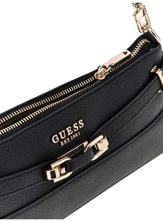 جس حقيبة كتف نسائية من Guess - اسود - Image 3