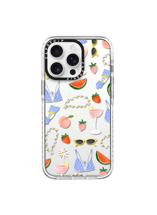 S-TOP Case For iPhone 16 Pro Max Simple Illustration Pattern Full Coverage Phone Case - Image 1