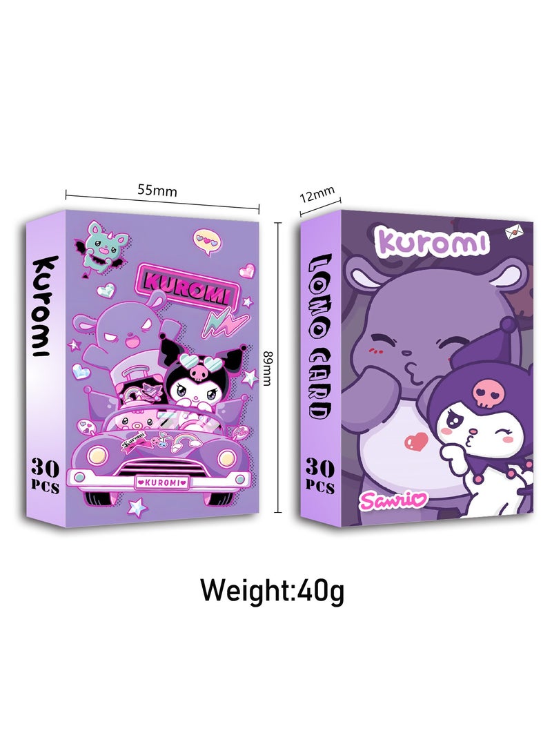 Generic 30-Piece Sanrio Kuromi Cute Photo Lomo Cards - Image 2