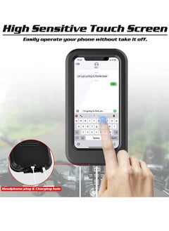 KASTWAVE Bike Phone Holder, Motorcycle Phone Mount, Motorcycle Handlebar Cell Phone Clamp, 360¡ã Adjustable Universal, Scooter Phone Clip for Phone 11 / Phone 11 Pro Max and More 4.7" - 6.8" Cellphone  - Image 3