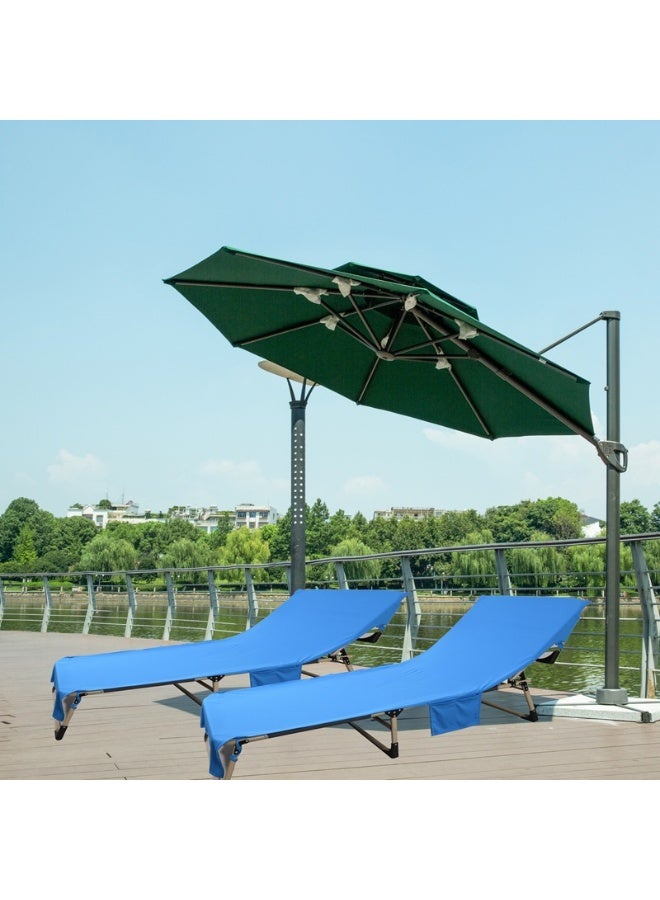 NeeMee Ultra-fine fiber cooling towel, quick-dry beach chair towel, beach blanket, lounge chair cover, ice towel, 370g. - Image 1