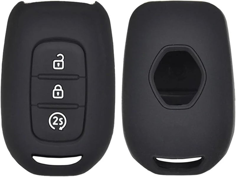 QASULER 3 Button Silicone Key Fob Case Cover - Image 1