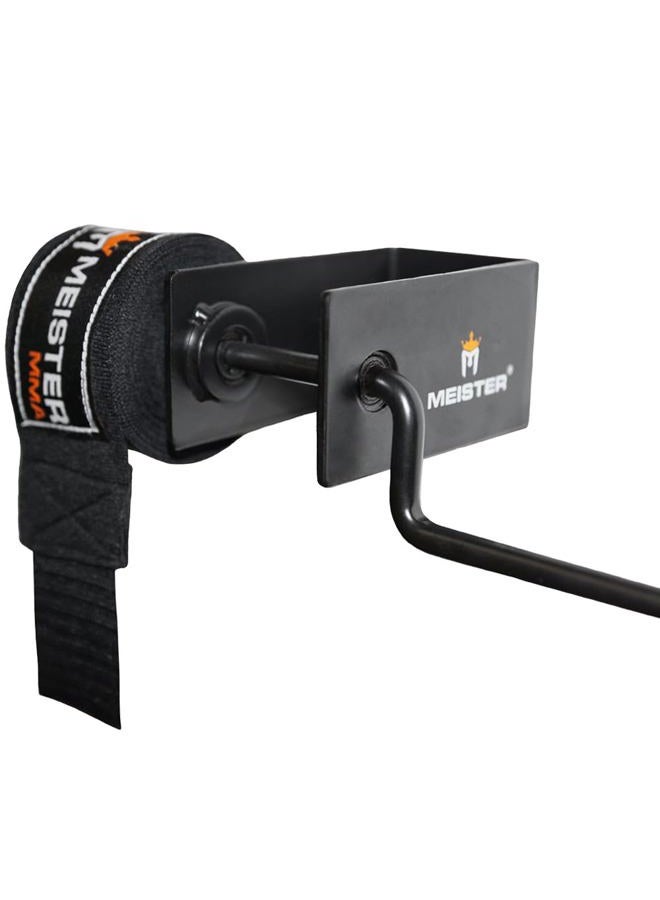 Meister Mounted Easy Hand Wrap Roller - Fits All Boxing & MMA Wraps - Black - Image 1