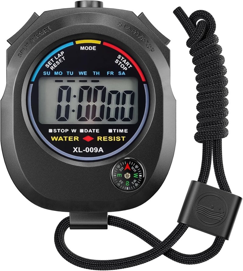 KingL Digital Stopwatch Timer - Interval Timer with Large Display. - Image 1
