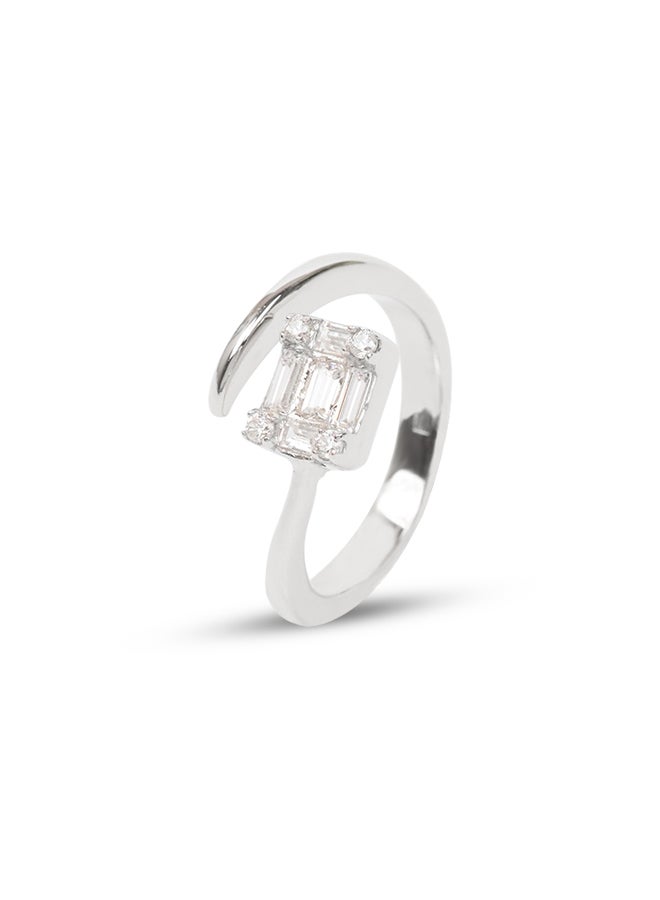 Silver Town Wedding Ring