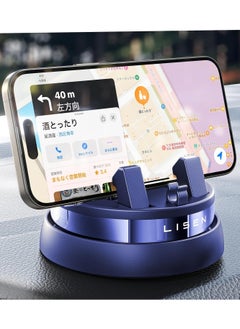 Lisen Universal Car Dashboard Phone Holder | 360° Rotatable Mount for Smartphones & GPS Compatible with iPhone 15 Pro Max/14/13/12, Samsung Galaxy S24/S23/S22 Secure & Stable Car Phone Mount for All Vehicles  - Image 2