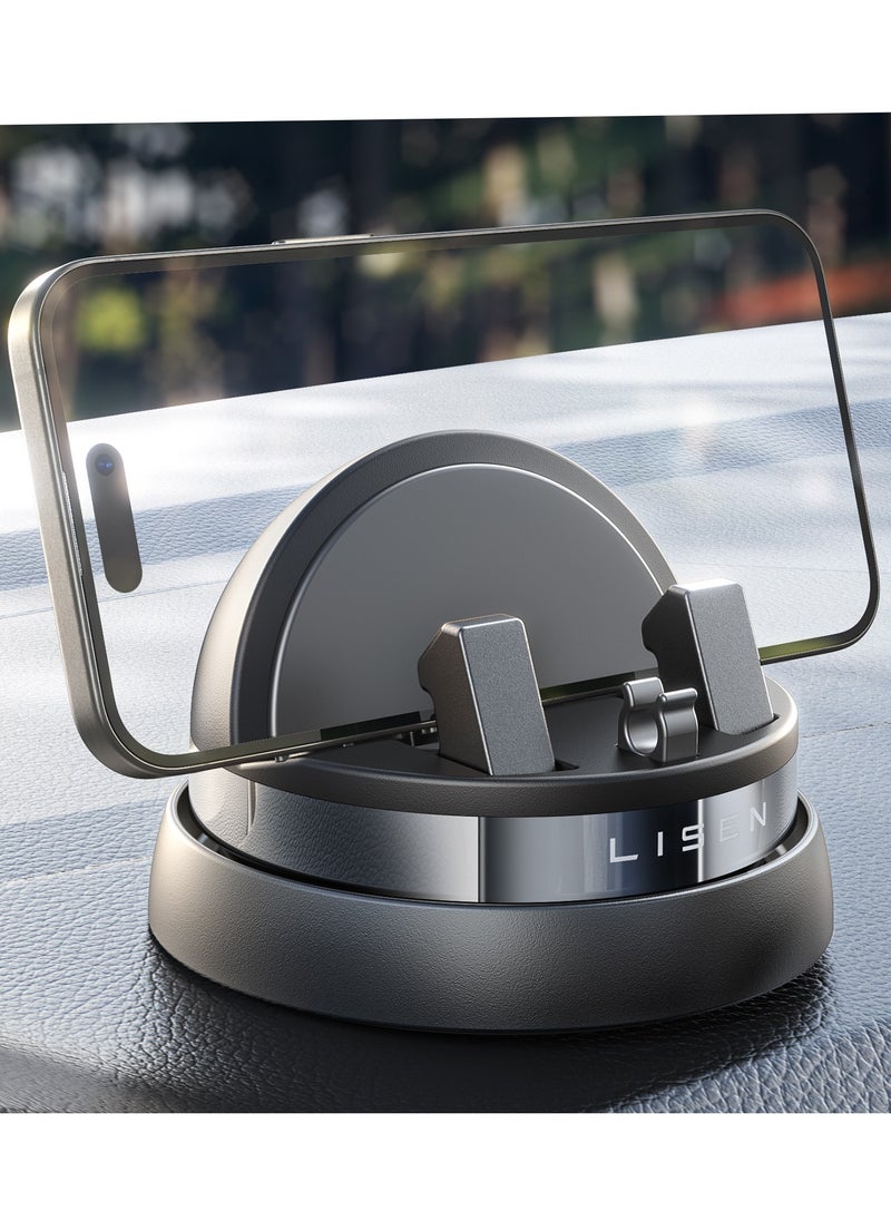 Lisen - Universal Car Dashboard Phone Holder | 360° Rotatable Mount for Smartphones & GPS Compatible with iPhone 15 Pro Max/14/13/12, Samsung Galaxy S24/S23/S22 Secure & Stable Car Phone Mount for All Vehicles - Image 1