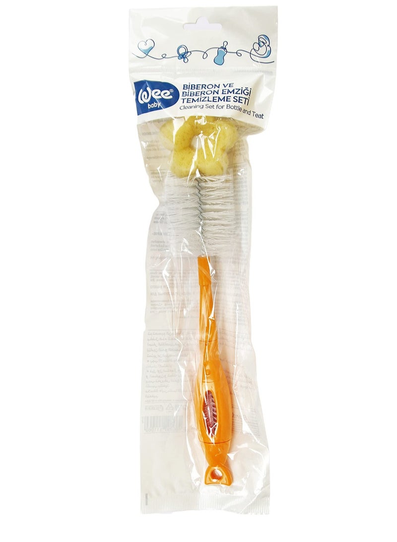 وي بيبي مجموعة فرشاة تنظيف الزجاجات والحلمات بألوان متنوعة - Image 2