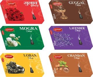 Shyam Charan Premium Wet Dhoop Cones Guggal Mogra Lavender Loban Chandan Fragrance Set of 6 Boxes NonToxic Herbal Aromatic dhup agarbatti Pooja Items - pzsku/Z9380A48CFCC6B38AB59BZ/45/1748244613/4e5fb224-eeaa-4101-b5a9-44fa16546bc7