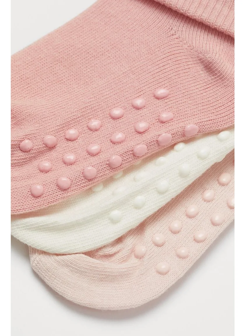 Mem Socks 6 Pack Organic Cotton Non-Slip Baby/Kid Socks