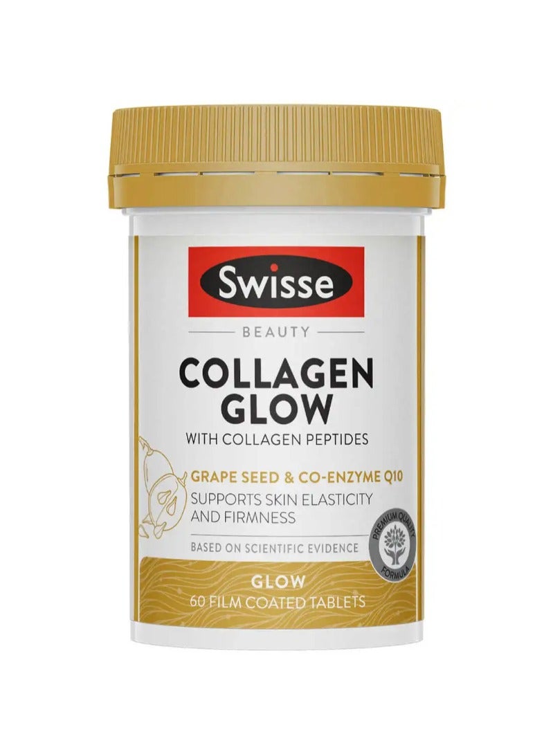 Swisse Collagen Glow + Grape Seed 60 Tablets - Image 1