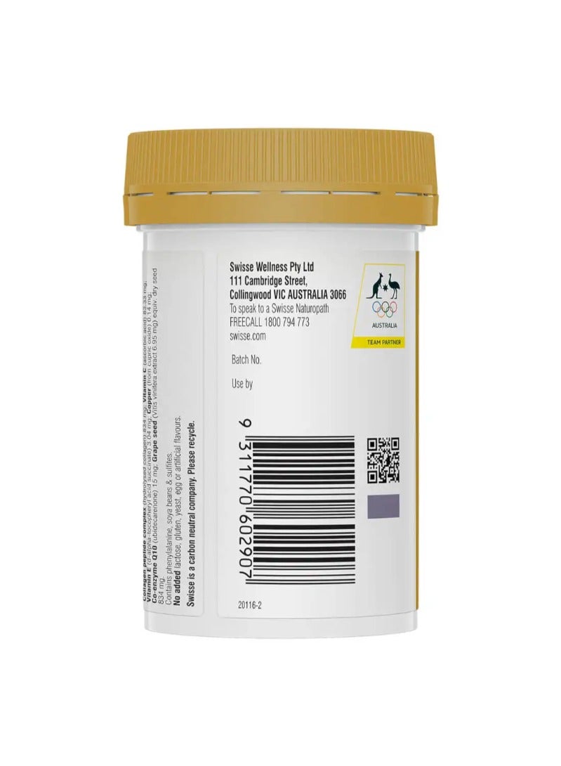 Swisse Collagen Glow + Grape Seed 60 Tablets - Image 2