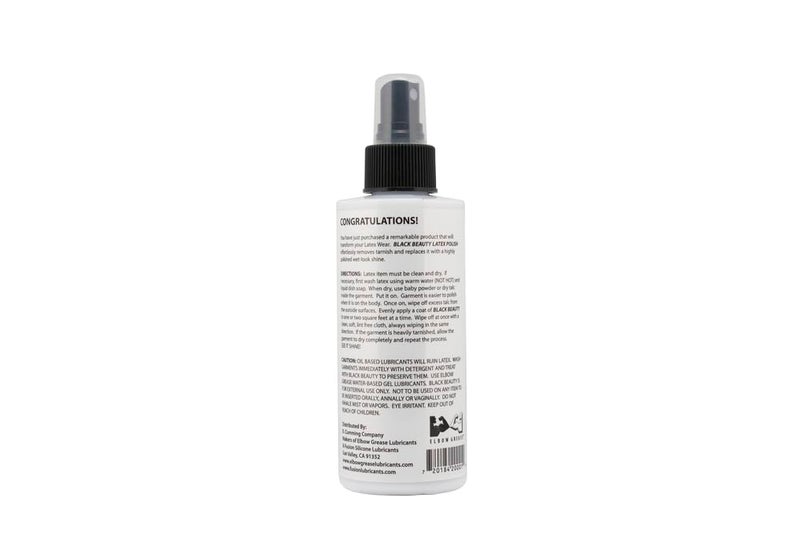 Elbow Grease B. Cumming Company Black Beauty Latex Cleaner – Professional-Grade Latex Care Polish and Maintenance Formula, 7 Fluid Ounces (1 Pack) - Image 2