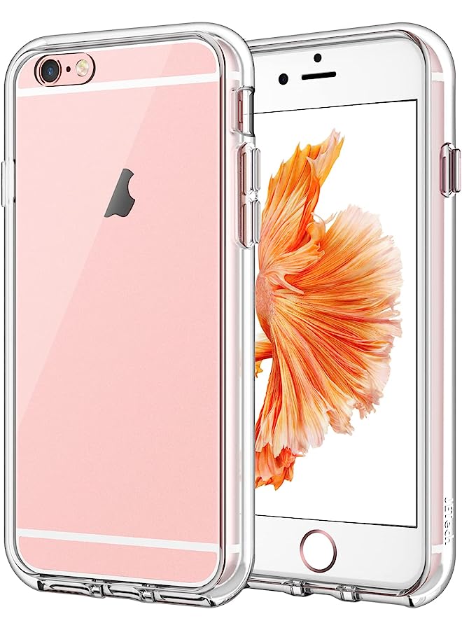 Case For Iphone 6 Plus And Iphone 6S Plus 5.5-Inch, Non-Yellowing Shockproof Phone Bumper Cover, Anti-Scratch Clear Back (Clear)
