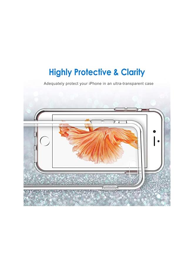 Case For Iphone 6 Plus And Iphone 6S Plus 5.5-Inch, Non-Yellowing Shockproof Phone Bumper Cover, Anti-Scratch Clear Back (Clear)