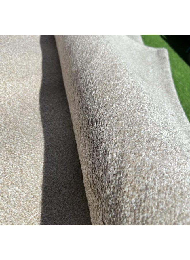 HANDPICKED FURNITURE Neutral Beige Rectangular Carpet Ultra Soft Area Carpets For Bed Room Living Room And Dining Room Anti-Slip Floor Carpets Easy To Clean Made In Turkey 250X350Cm - Image 3