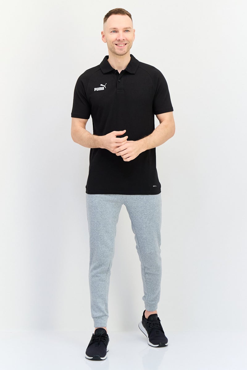 PUMA Men Sportswear Fit Brand Logo Outdoor Polo Shirt, Black - Image 3