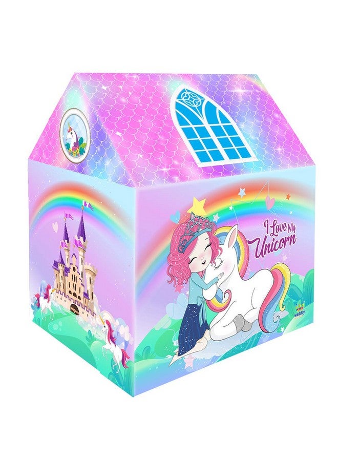 ويبي خيمة لعب للأطفال بتصميم يونيكورن من ويبي للبنات والأولاد (متعدد الألوان) - Image 3