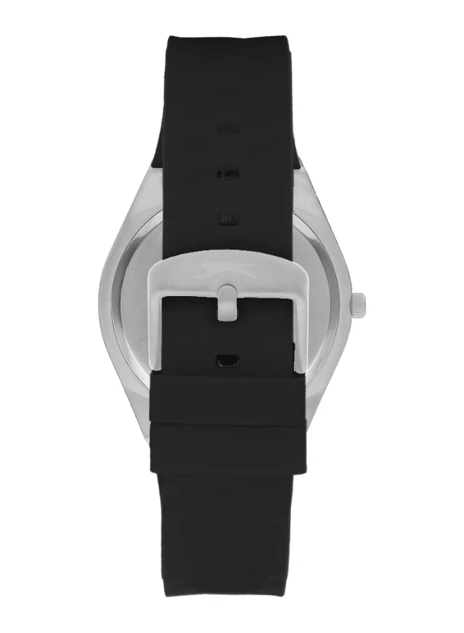 Slazenger SLAZENGER Men's Watch, Analog Display and Silicone Strap - SL.9.2221.1.01, Black
