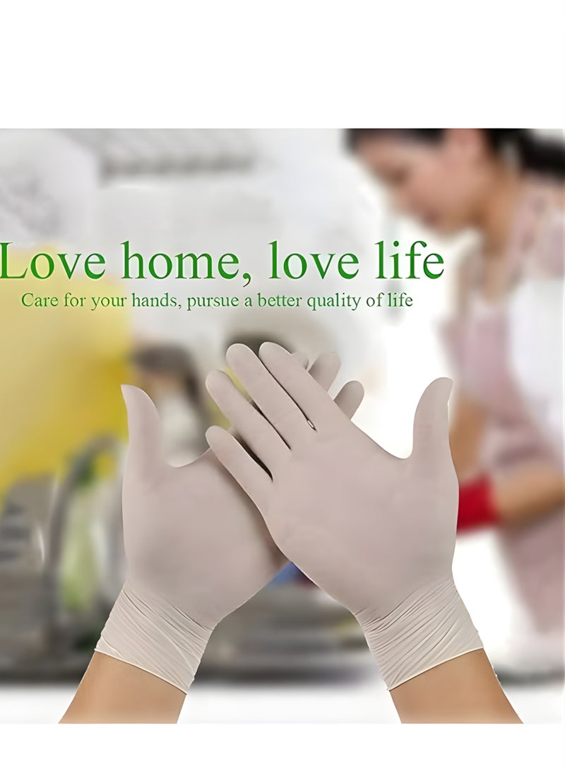 Latex Examination Gloves – Powder Free – Disposable – Size Large – 100 Pieces - Image 2