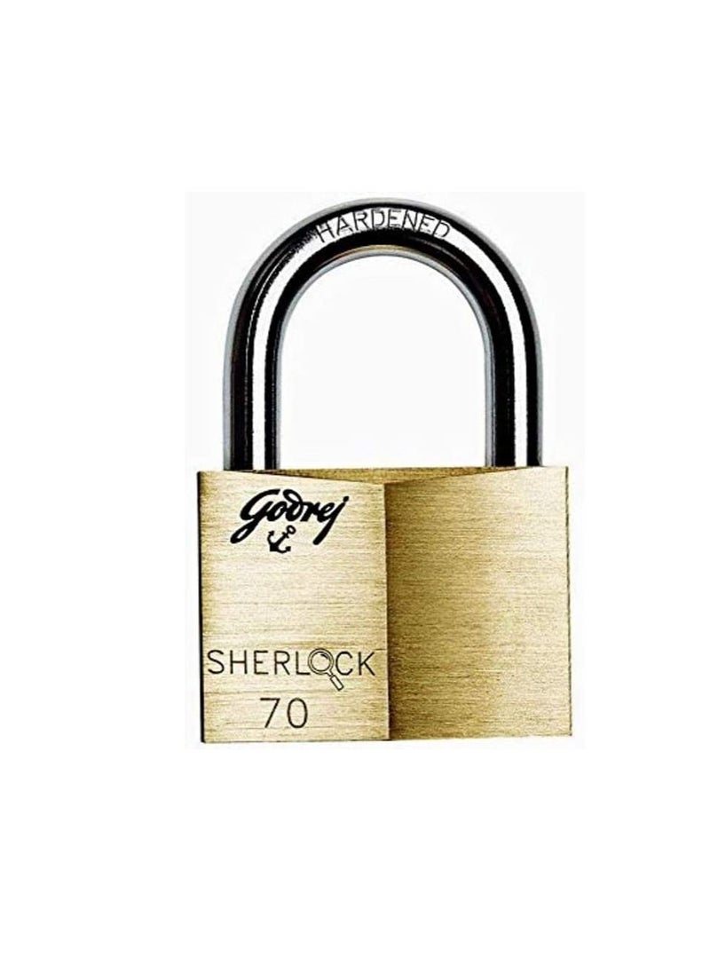 Yale Godrej Solid Brass Pad Lock 70 mm  - Image 2