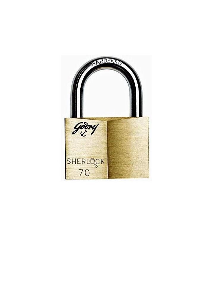 Yale Godrej Solid Brass Pad Lock 70 mm  - Image 3