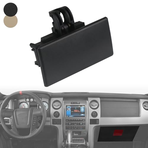 TQPONLY Glove Box Latch Compartment Door Handle Front Passenger Side Compatible with 2008-2016 Ford F150 F250 F350 F450 Edge Lincoln MKX - Image 1