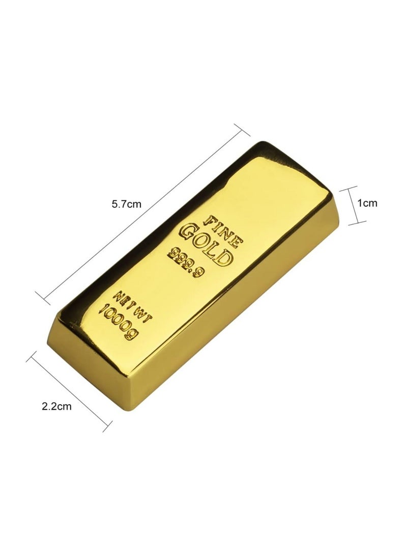 High Memory Gold Bar USB Flash Drive External Data Storage - Image 3