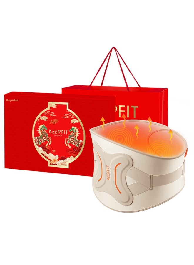 Keepfit Kepufi Waist Massager Heat Therapy Warm Palace Belt Menstrual Relief Lumbar Heat Moxibustion Massage For Lumbar Muscle Strain Gift For Parents Elders Boyfriend Girlfriend Birthday Mother's Day W15s - Image 3