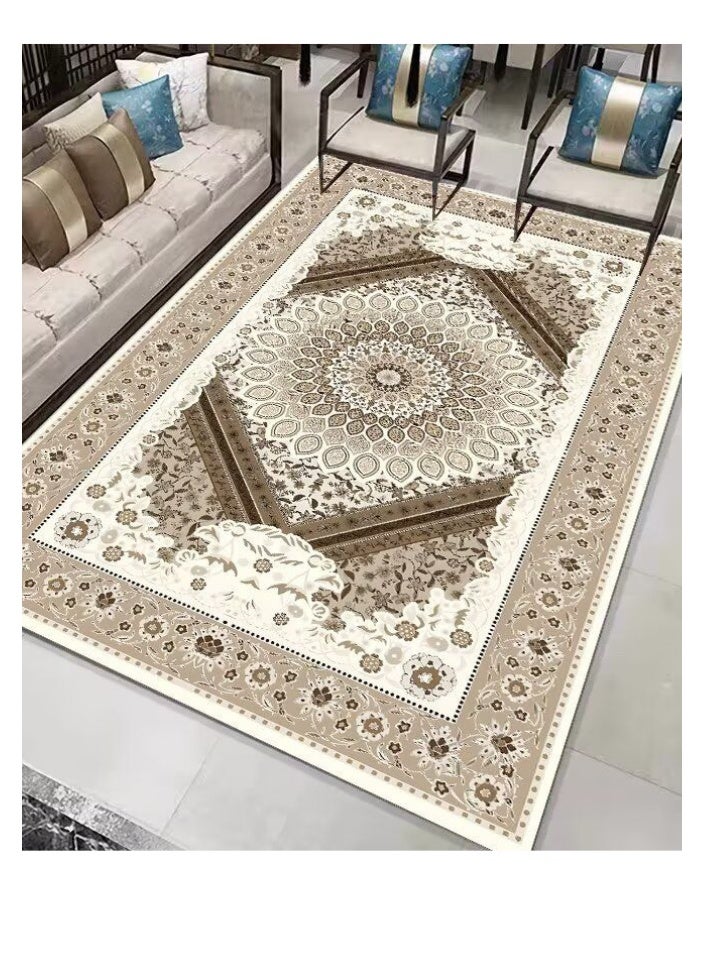 SMART HOME Ceramic carpets, excellent velvet rug, padded and soft to the touch, with beautiful 3D patterns made of high-quality materials, nano seating mattress, size 3X4 meters - Image 3