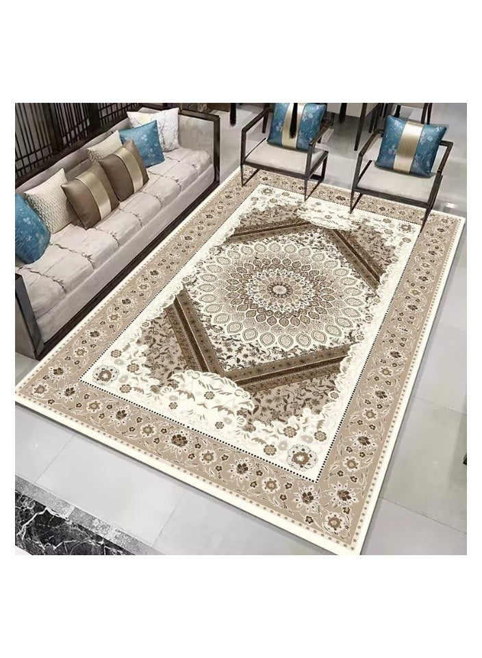 SMART HOME Ceramic carpets, excellent velvet rug, padded and soft to the touch, with beautiful 3D patterns made of high-quality materials, nano seating mattress, size 3X4 meters - Image 1