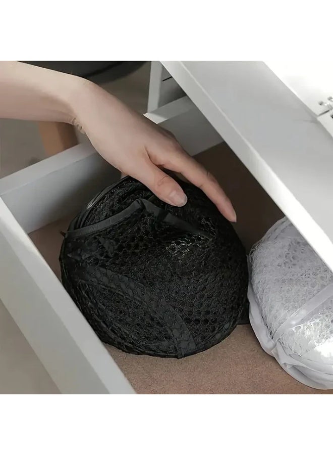Pop-Up Mesh Laundry Storage Basket for Laundry - Image 2