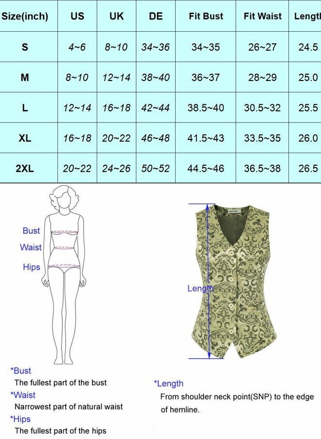 GRACE KARIN Women's V-Neck Sleeveless Slim Fit Jacket Casual Suit Vests(3XL, Purple) - Image 3