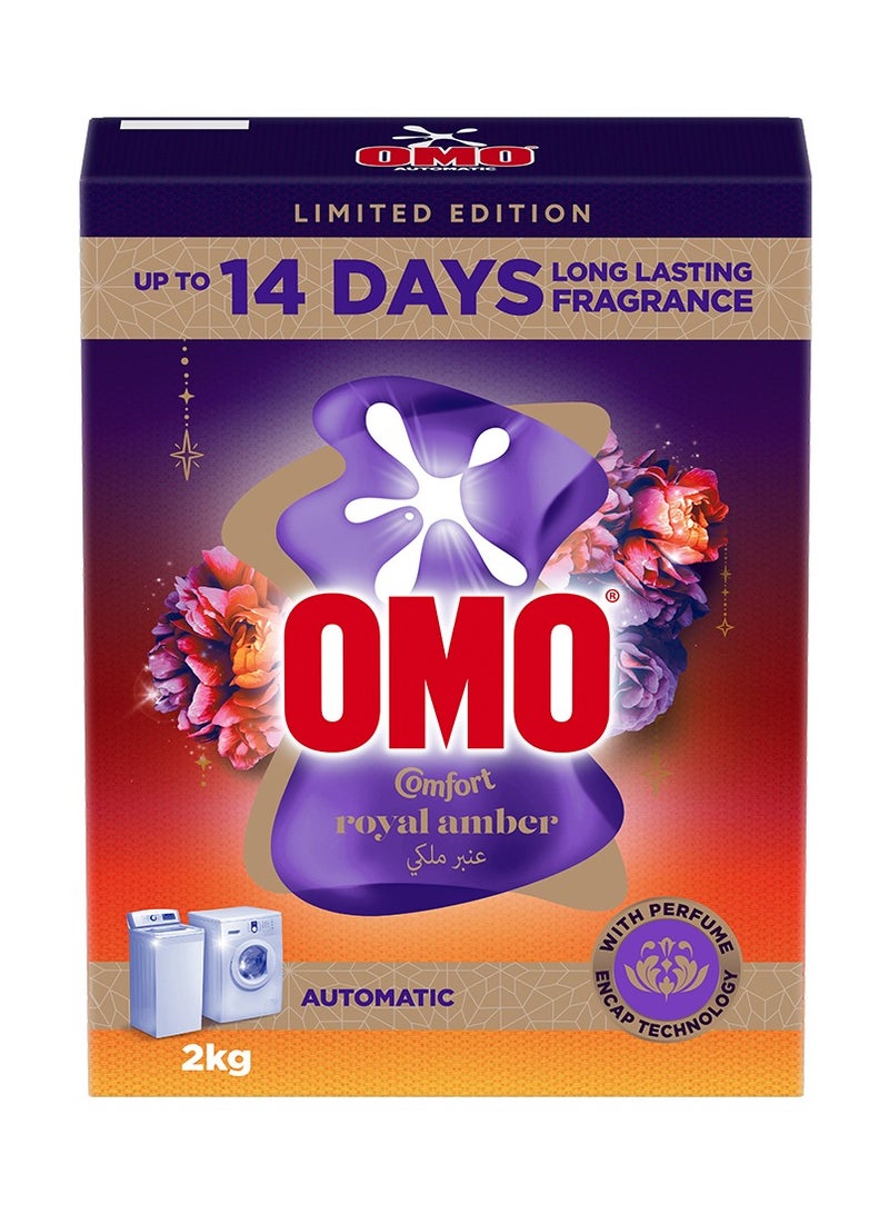 أومو مسحوق غسيل أوتوماتيكي عنبر ملكي رمضان إصدار محدود 2كجم - Image 1
