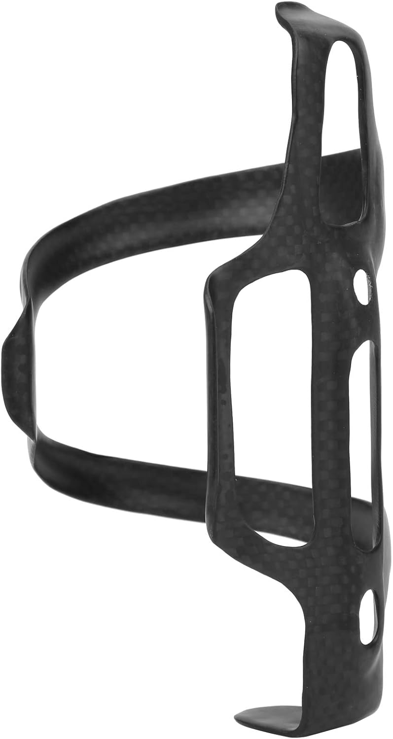 klarako Carbon Fiber Lightweight Bicycle Water Bottle Cage, Universal Bike Side Pull Bottle Water Cup Bracket for Mountain Bike - Image 3