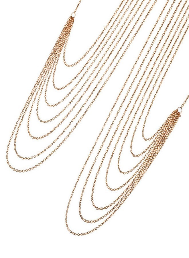 GAOSHA Fringed Chest Chain for Party Adult Women Shoulder Chain Necklace EyeCatching Body Chain Body Jewelry - Image 5