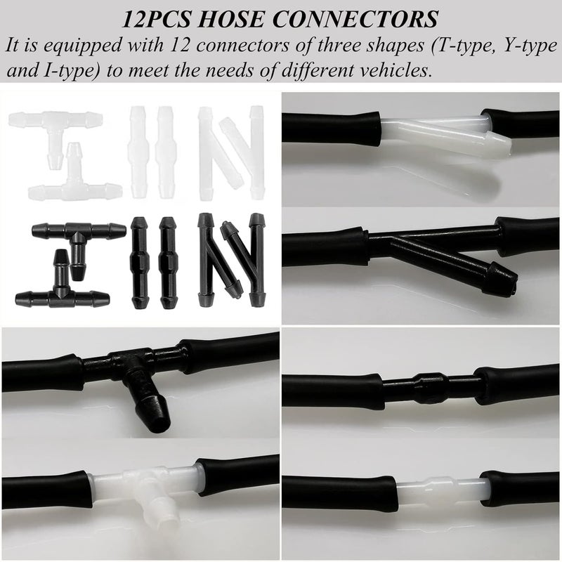 SmaringWing Windshield Washer Hose Kit with Connectors - Image 3
