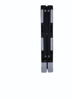 ELTRAZONE Adjustable Laptop Stand Riser for Desk – Ergonomic Foldable Height Stand for Laptops, MacBooks & Tablets – Universal Compatibility, Portable & Lightweight Design – Improved Ventilation, Ideal for Home, Office, and Travel – Black  - Image 2