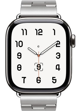 ZORE Apple Watch 44MM KRD-125 Metal Cord Strap-Black  - Image 2
