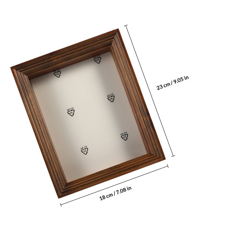 Shadow Box Display Case for Dried Flowers with Wooden Frame and Smooth Finish - Image 2