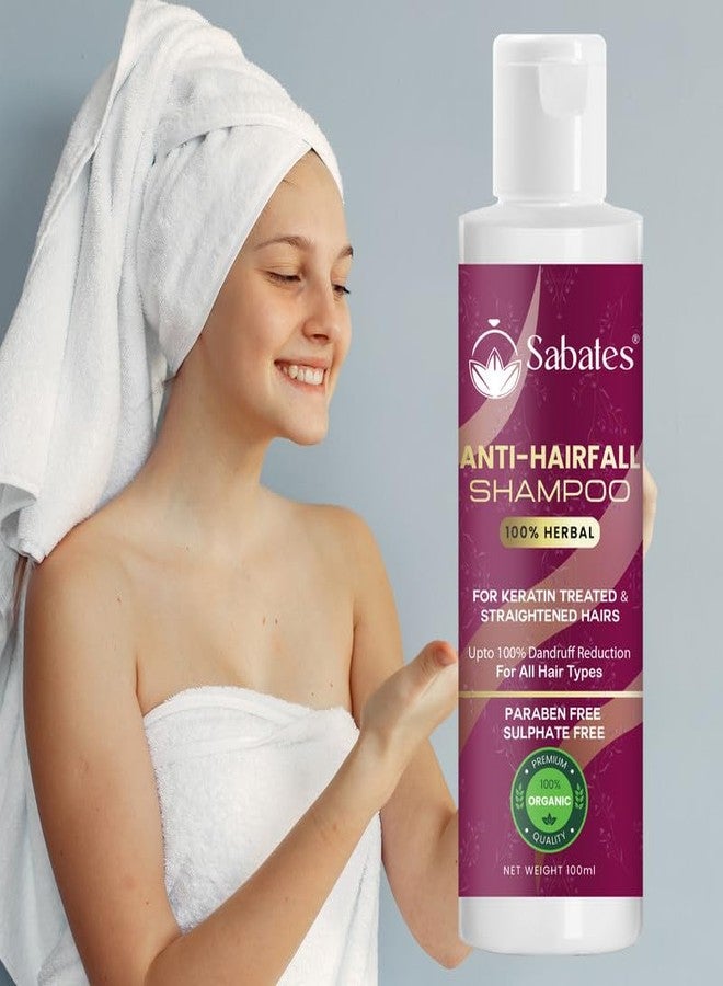 Sabates Anti-Hairfall Shampoo For Hair Strengthening Paraben Free| Helps in Strengthen Soften & Restore Natural Shine | Enriched with advanced quality ingredients - Image 3