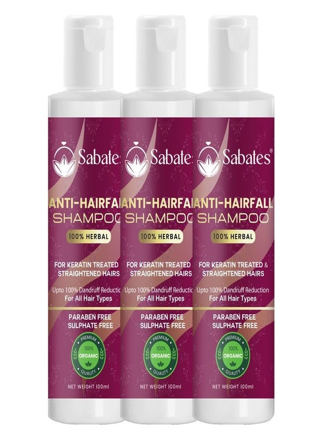 Sabates Anti-Hairfall Shampoo For Hair Strengthening Paraben Free| Helps in Strengthen Soften & Restore Natural Shine | Enriched with advanced quality ingredients - Image 1