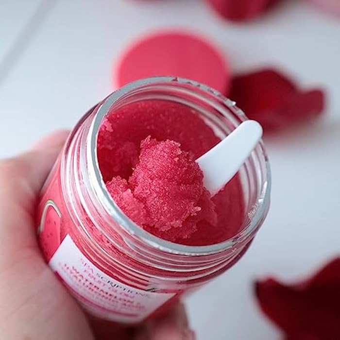 spascriptions Fruit Glow- Watermelon + Hyaluronic Acid Exfoliating Facial Polish With Vitamins A, C & E Infusion 4 Oz - Image 4