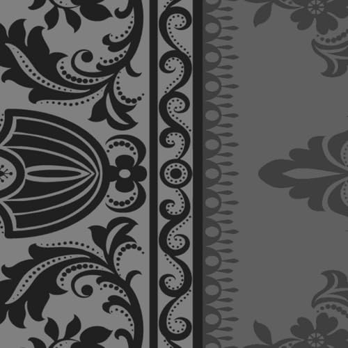 Dreamscape 100% Cotton King Fitted Floral Bedsheet With 2 Pillow Covers - (Size 72 x 78 inches, 140 TC, Colour - Dark Grey) - Image 4