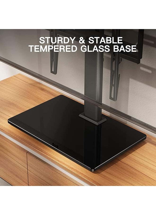 SKY-TOUCH Mobile TV Stand, Universal TV Mount Stands with Bracket for 37-55 inch LCD LED TVs, Height Adjustable TV Base Stand Holds 60 KG/135 lbs & Max, VESA  - Image 3