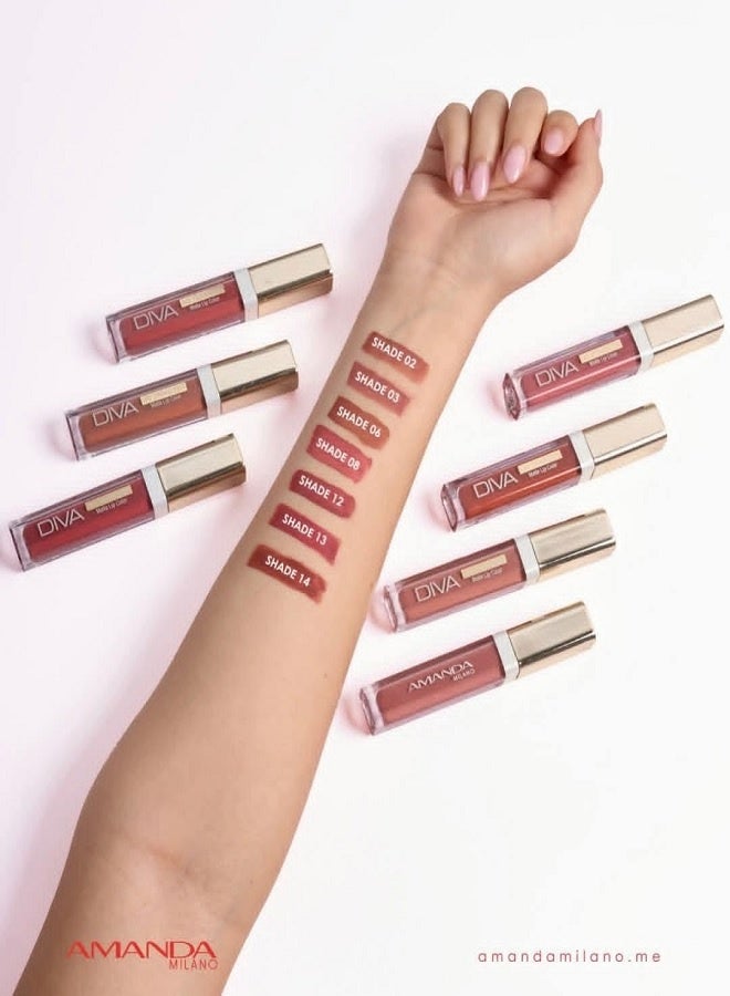 Amanda Diva matte lip color no transfer no.13 6ml - Image 2